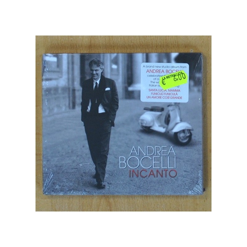 ANDREA BOCELLI - INCANTO + DVD - CD - Discos La Metralleta