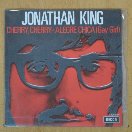 JONATHAN KING - CHERRY CHERRY / ALEGRE CHICA - SINGLE