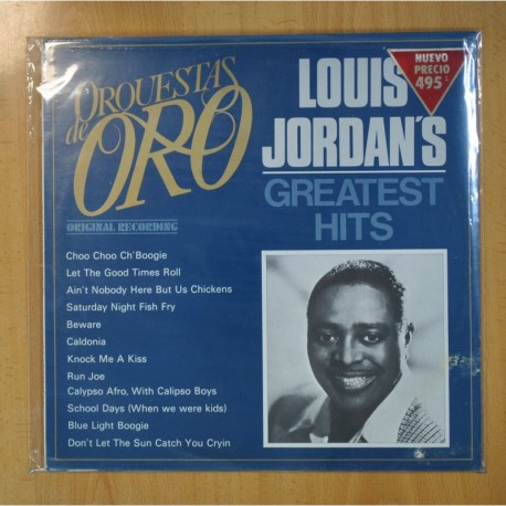 LUIS JORDAN - LUIS JORDAN S GREATEST HITS / ORQUESTA DE ORO - LP