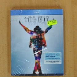 MICHAEL JACKSON - THIS IS IT - BLU RAY