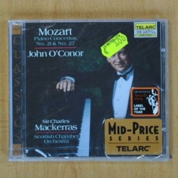 JOHN O CONOR - MOZART PIANO CONCERTOS NO 21 & NO 27 - CD