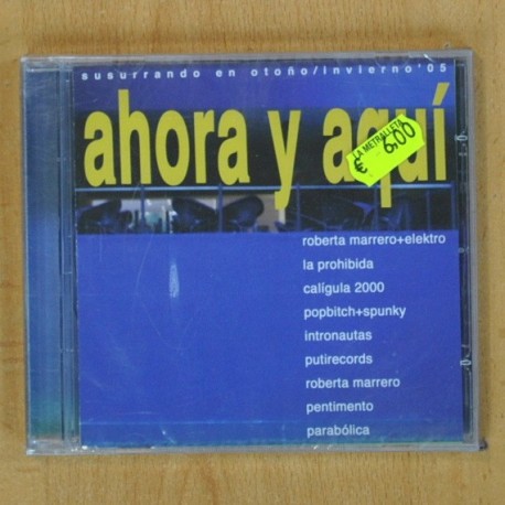 VARIOS - AHORA Y AQUI SUSURRANDO EN OTOÑO / INVIERNO - CD