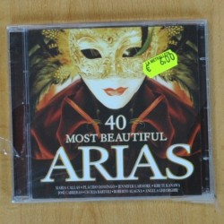 VARIOS - 40 MOST BEAUTIFUL ARIAS - 2 CD