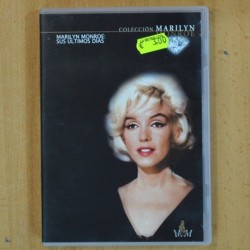 MARILYN MONROE: SUS ULTIMOS DIAS - DVD