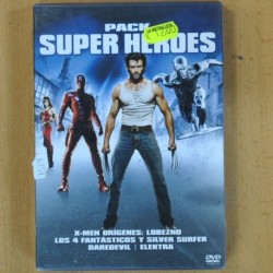 X MEN ORIGENES LOBEZNO / LOS 4 FANTASTICOS Y SILVER SURFER / DAREDEVIL / ELEKTRA - DVD