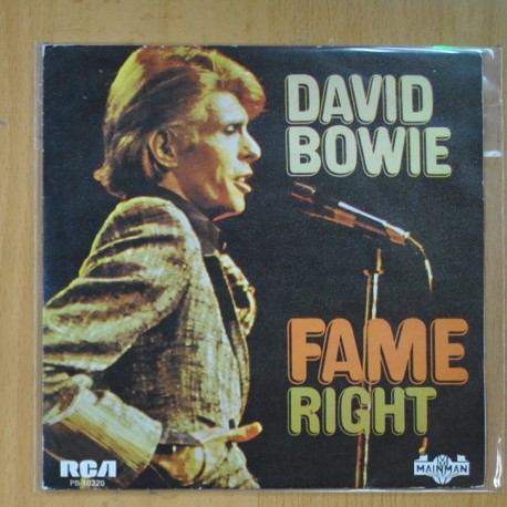 DAVID BOWIE - FAME / RIGHT - PROMO - SINGLE