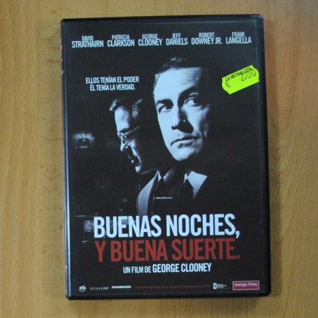 BUENAS NOCHES Y BUENA SUERTE - DVD