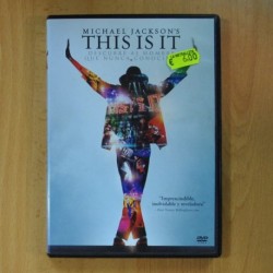 MICHAEL JACKSON - THIS IS IT - DVD