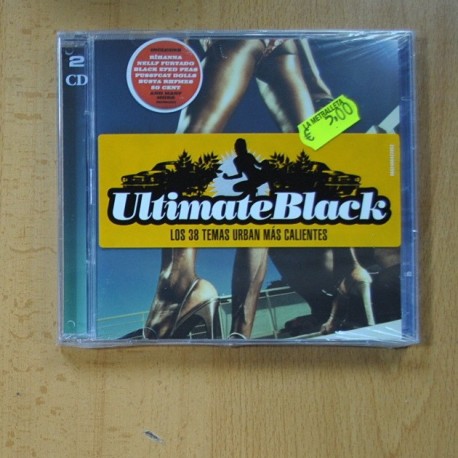 VARIOS - ULTIMATE BLACK - 2 CD