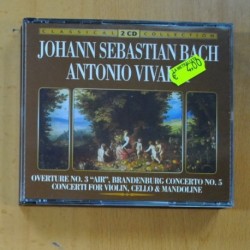 JOHANN SEBASTIAN BACH / ANTONIO VIVALDI - OVERTURE NO. 3 AIR BRANDENBURG CONCERTO NO. 5 - 2 CD