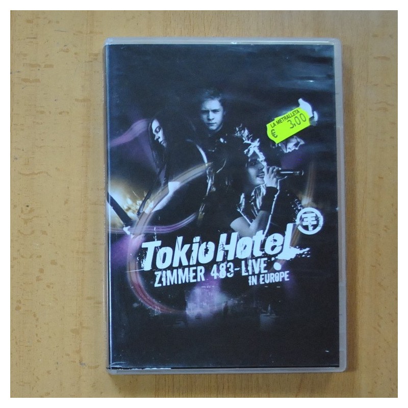 TOKIO HOTEL - ZIMMER 483 LIVE IN EUROPE - DVD - Discos La Metralleta