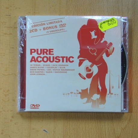 VARIOS - PURE ACOUSTIC - 2 CD + DVD