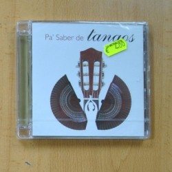 VARIOS - PA SABER DE TANGOS - CD