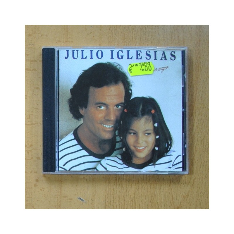JULIO IGLESIAS DE NIÑA A MUJER CD Discos La Metralleta JULIO IGLESIAS DE NIÑA A MUJER CD Discos La Metralleta