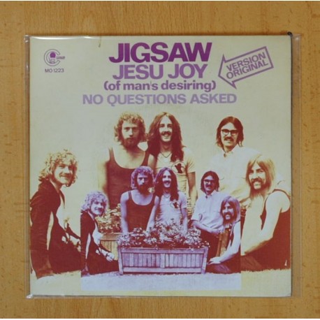 JIGSAW - JESU JOY ( OF MANÂ´S DESIRING) / NO QUESTIONS ASKED - SINGLE