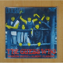 THE GUESS WHO - BROKEN (ROTO) / ALBERT FLASHER - SINGLE