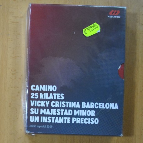CAMINO / 25 KILATES / VICKY CRISTINA BARCELONA / SU MAJESTAD MINOR / UN INSTANTE PRECISO - DVD