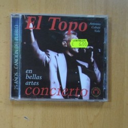 EL TOPO - CONCIERTO EN BELLAS ARTES - CD