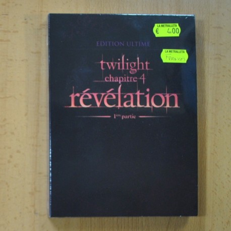 TWILIGHT - CHAPITRE 4 REVELATION 1 PARTIE - EDITION ULTIME EN FRANCES - DVD