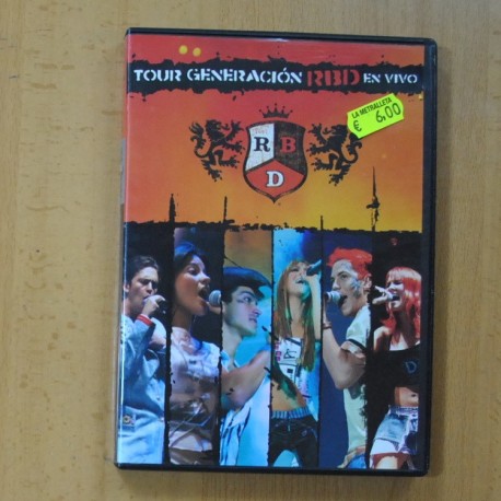 RBD - TOUR GENERACION EN VIVO - DVD