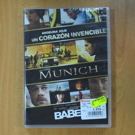 UN CORAZON INVENCIBLE / MUNICH / BABEL - DVD