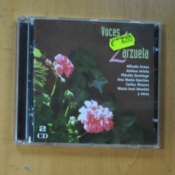 VARIOS - VOCES DE ZARZUELA - 2 CD