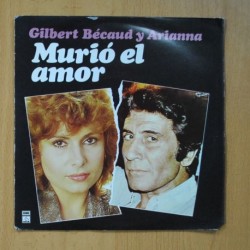 GILBERT BECAUD Y ARIANNA - MURIO EL AMOR / SEPTIEMBRE AMOR - SINGLE
