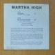 MARTHA HIGH - SHOWDOWN / HE´S MY DING DONG MAN - SINGLE