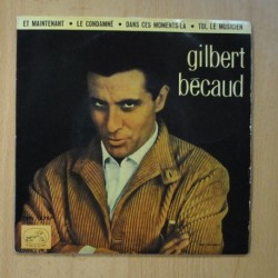 GILBERT BECAUD - ET MAINTENANT + 3 - EP