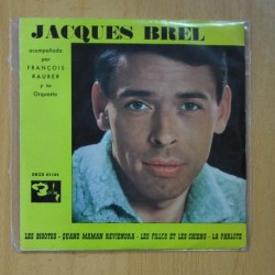 JACQUES BREL - LES BIGOTES + 3 - EP