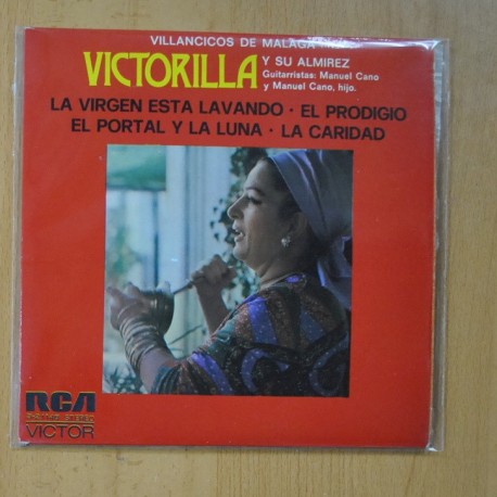 VICTORILLA Y SU ALMIREZ - VILLANCICOS DE MALAGA - LA VIRGEN ESTA LAVANDO + 3 - EP