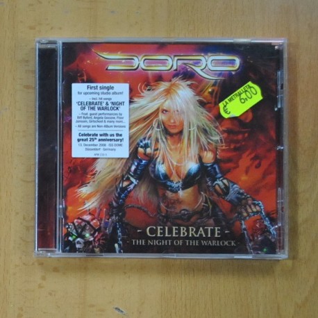 DORO - CELEBRATE THE NIGHT OF THE WARLOCK - CD