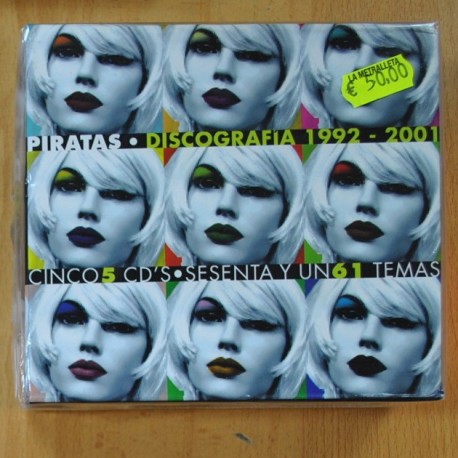 LOS PIRATAS - DISCOGRAFIA 1992 / 2001 - 5 CD