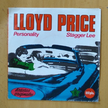 LLOYD PRICE - PERSONALITY / STAGGER LEE - SINGLE - Discos La Metralleta -  música y películas