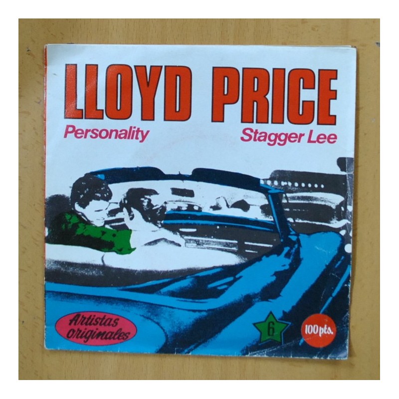 LLOYD PRICE - PERSONALITY / STAGGER LEE - SINGLE - Discos La Metralleta -  música y películas