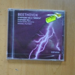 BEETHOVEN - SYMPHONY NO 3 EROICA / SYMPHONY NO 1 - CD