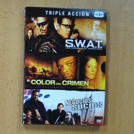 SWAT / EL COLOR DEL CRIMEN / NEGOCIOS SUCIOS - 3 DVD