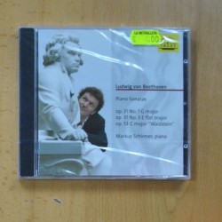 MARKUS SCHIRMER - LUDWING VAN BEETHOVEN PIANO SONATAS - CD