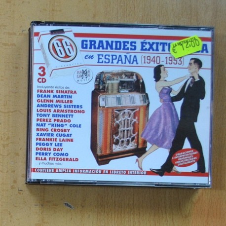 VARIOS - 66 GRANDES EXITOS USA EN ESPAÑA 1940 / 1953 - 3 CD