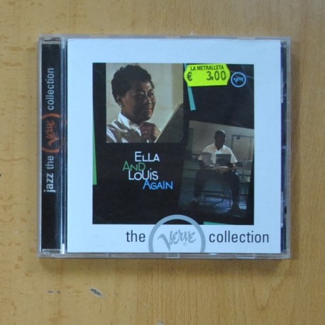 ELLA FITZGERALD & LOUIS ARMSTRONG - ELLA AND LOUIS AGAIN- CD