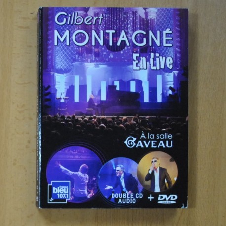 GILBERT MONTAGNE - EN LIVE - 2 CD + DVD