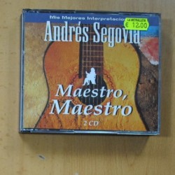 ANDRES SEGOVIA - MAESTRO, MAESTRO - 2 CD