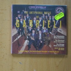 GABRIELI - THE ANTIPHONAL MUSIC OF GABRIELI - CD