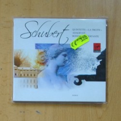 SCHUBERT - QUINTETTE LA TRUITE - CD