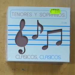 VARIOS - TENORES Y SOPRANOS CLASICOS - 3 CD