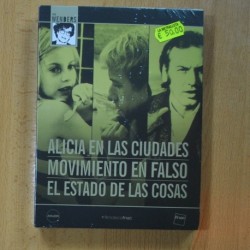 ALICIA EN LAS CIUDADES - MOVIMIENTO EN FALSO - EL ESTADO DE LAS COSAS - 3 DVD