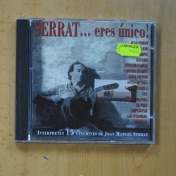 VARIOS - SERRAT ERES UNICO - CD