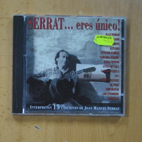 VARIOS - SERRAT ERES UNICO - CD