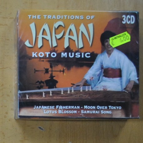 VARIOS - THE TRADITIONS OF JAPAN KOTO MUSIC - 3 CD