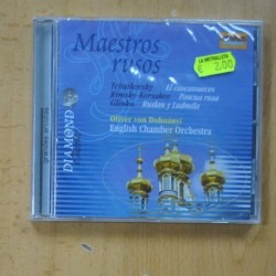 OLIVER VON DOHNANYI - MAESTROS RUSOS TCHAIKOVSKY / RIMSKY KORSAKOV / GLINKA - CD